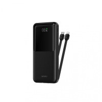 Універсальний павербанк WiWU Essen 10000mAh 22.5W з вбудованими кабелями Type-C та Lightning